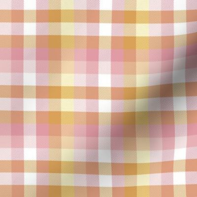 Madras plaid - hyacinth and daffodil