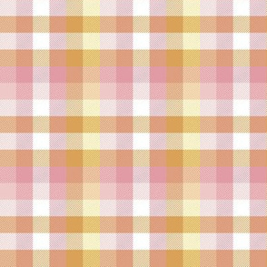 Madras plaid - hyacinth and daffodil