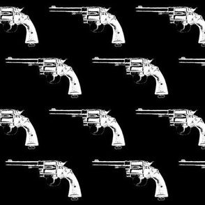 3" Colt Revolvers on Black
