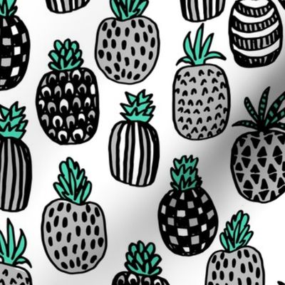 pineapple // summer kids grey tropical fruits summer 