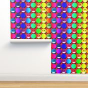 Double Rainbow Happy Polka Dots