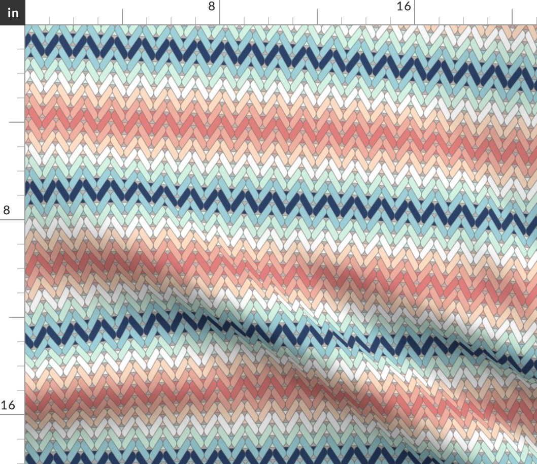 04890100 : trendy stockinette knit
