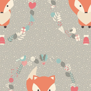 Christmas baby fox 02