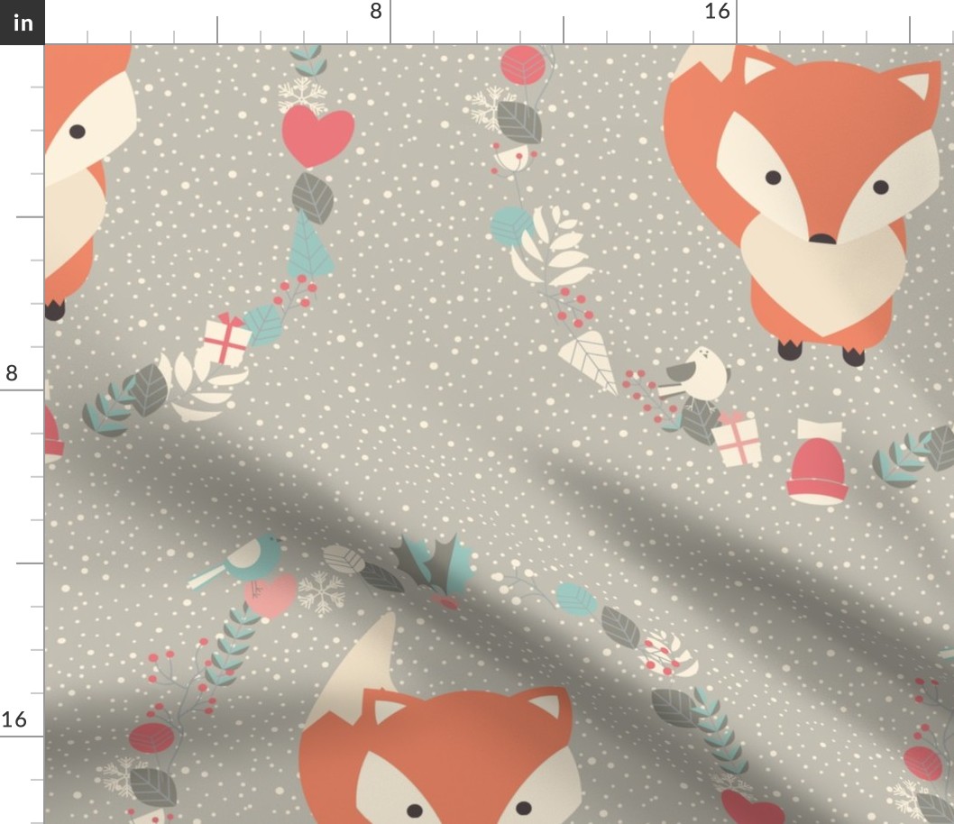 Christmas baby fox 02