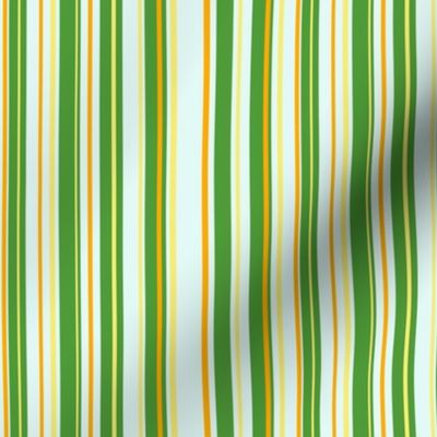 Yellow and Green Candy Stripe