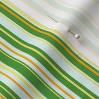 Yellow and Green Candy Stripe
