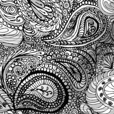 grey paisley - colour-in-wiccked