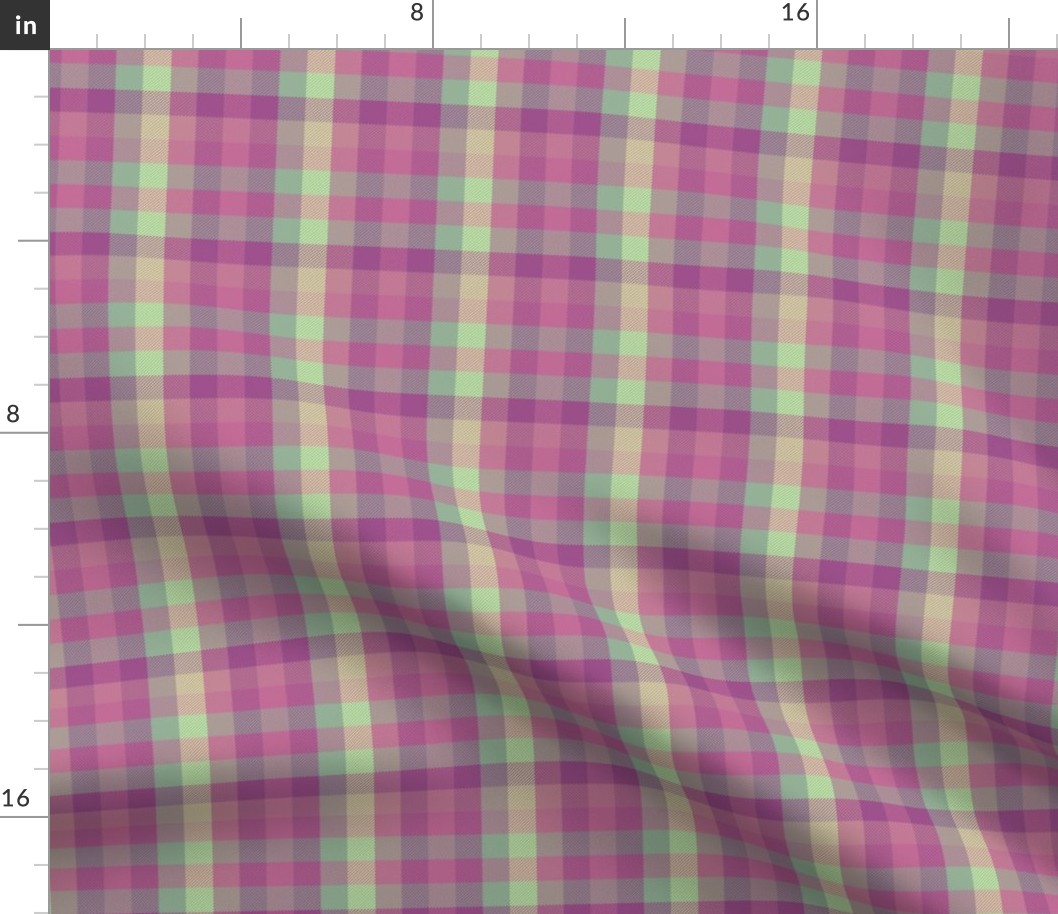 Madras plaid - orchid and mint