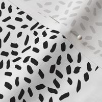 Panda Sampler // FQ cut and sew four designs per yard pandas black and white 