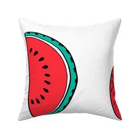 plush fruit // food plush watermelon pineapple strawberry pear apple cute plushie cut and sew food sampler