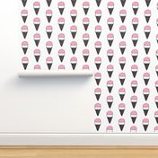 ice cream // pink nursery baby cut and sew plush pillow design