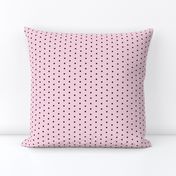 dots // pink and black sweet preppy polka dots little dots