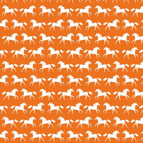 horse //  horses orange kids bright animal farm