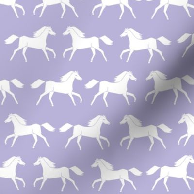 horses // lavender purple light purple lilac farm farmyard ranch girls pastel