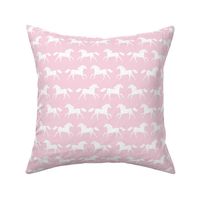 horses // baby girl pastel pink sweet little girls horse nursery horses farm ranch girly 