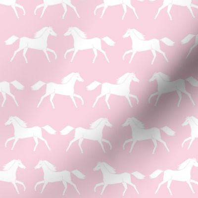horses // baby girl pastel pink sweet little girls horse nursery horses farm ranch girly 