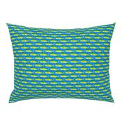 Mahi-mahi Dolphinfish dark blue background