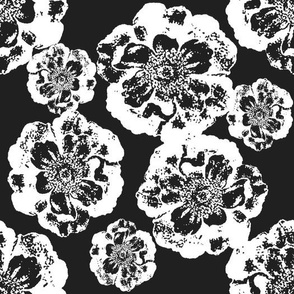 Floral in Black and White