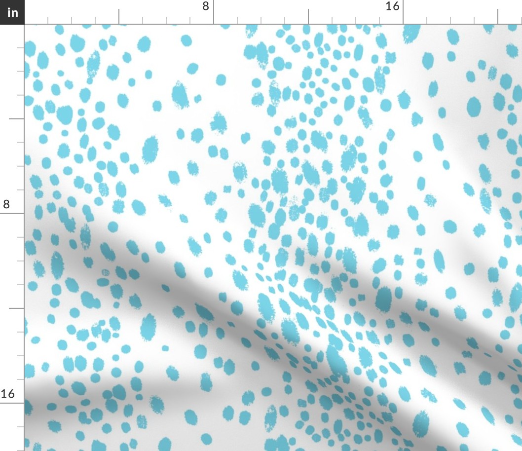 Dots in turquoise