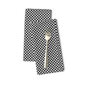 Quarter Inch Black and White Checkered