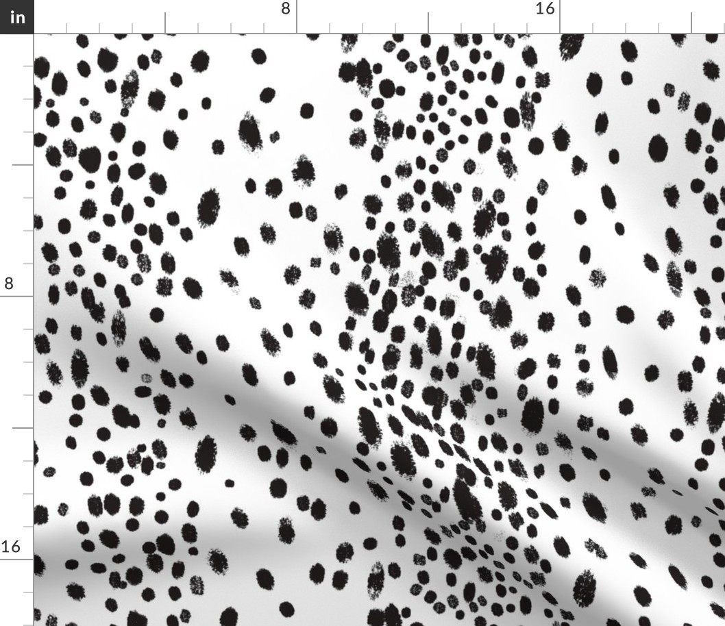 charcoal dots