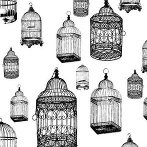 Antique Bird Cages - Large