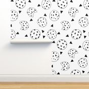 cookies // black and white kids food hand-drawn illustration