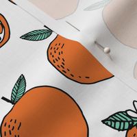 oranges // summer florida tropical citrus fruit seamless hand-drawn illustration 