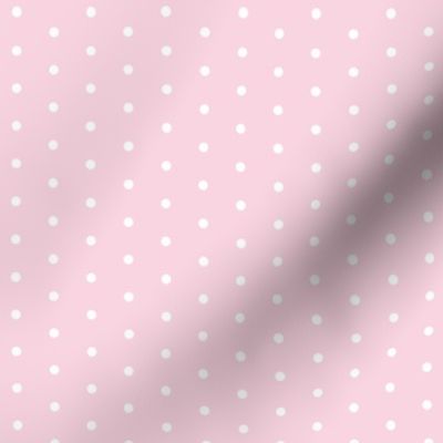 dot // sweet pastel baby pink polka dots