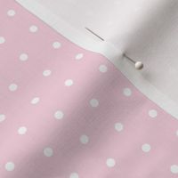 dot // sweet pastel baby pink polka dots