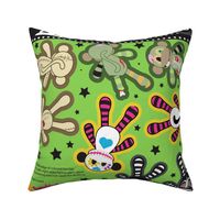 Core Four Monkeys Combo - Pillow Dolls (FQ)