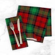 Lindsay tartan #2 from 1850 - 6" red, green, black 