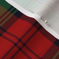 Lindsay tartan #2 from 1850 - 6" red, green, black 