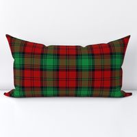 Lindsay tartan #2 from 1850 - 6" red, green, black 