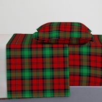 Lindsay tartan #2 from 1850 - 6" red, green, black 