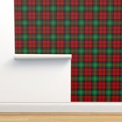 Lindsay tartan #2 from 1850 - 6" red, green, black 