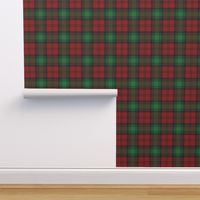 Lindsay tartan #2 from 1850 - 6" red, green, black 