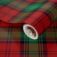 Lindsay tartan #2 from 1850 - 6" red, green, black 