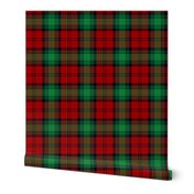 Lindsay tartan #2 from 1850 - 6" red, green, black 