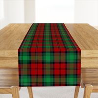 Lindsay tartan #2 from 1850 - 6" red, green, black 