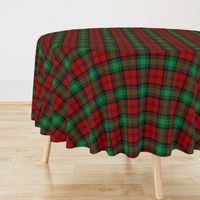 Lindsay tartan #2 from 1850 - 6" red, green, black 