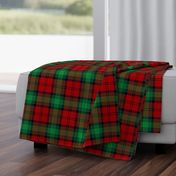 Lindsay tartan #2 from 1850 - 6" red, green, black 