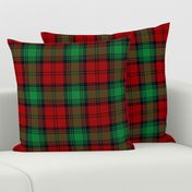 Lindsay tartan #2 from 1850 - 6" red, green, black 