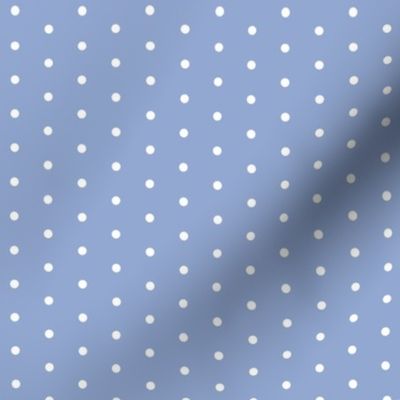 dot // dots spots polka dot blue periwinkle sweet little dots