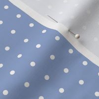 dot // dots spots polka dot blue periwinkle sweet little dots