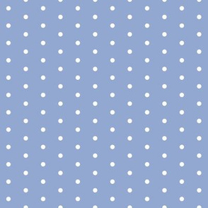 dot // dots spots polka dot blue periwinkle sweet little dots
