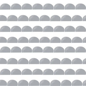 scallop // scallops grey stripes stripe kids nursery baby grey gender neutral minimal monochrome