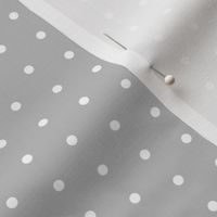 dot // dots mini dots polka dots grey sweet little dots