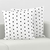 dot // spot black dots black spot polka dot larger scale sweet polka dot