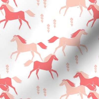 southwest horse pink pastel girls nursery crib leggings